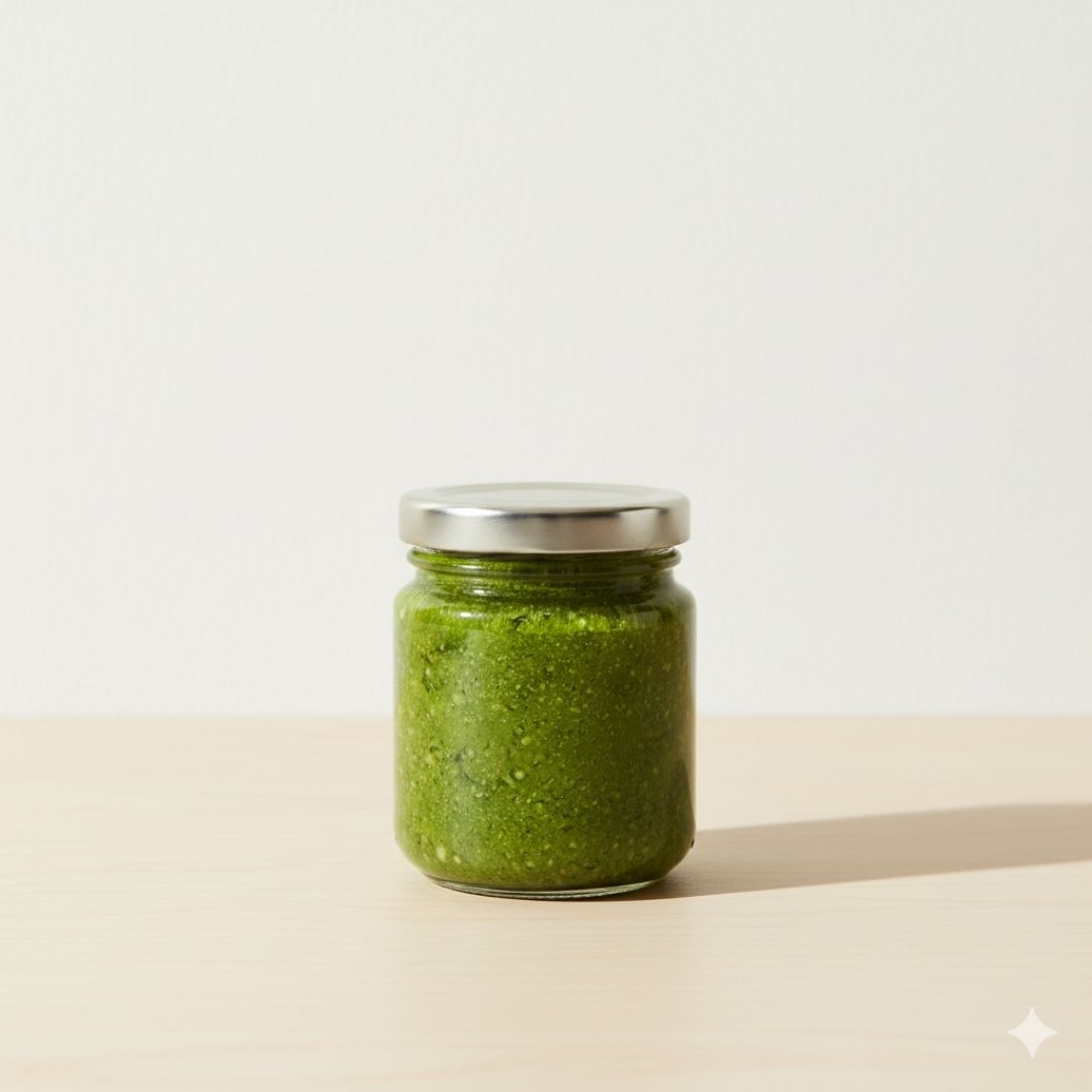 Pesto Sauce with Basil Turkey